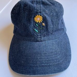 Uniqlo x JW Anderson Unisex Denim Hat, Flower Design